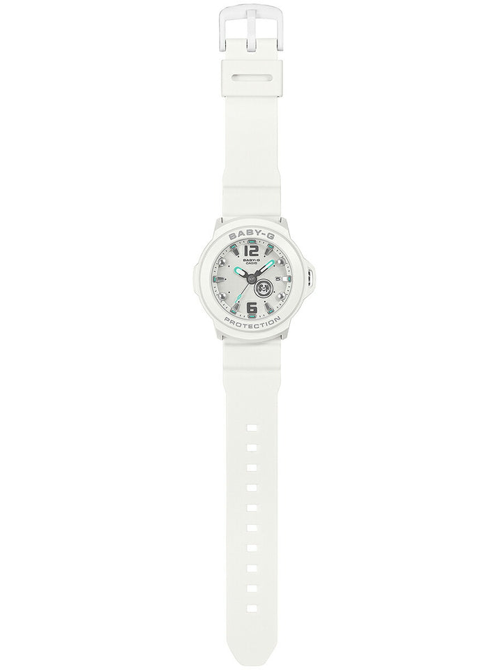 BABY-G BABY-G+PLUS ベイビージープラス BGA-15K-7AJR レディース 電池式 アナログ 3針 樹脂バンド ホワイト 専用ホルダーつき