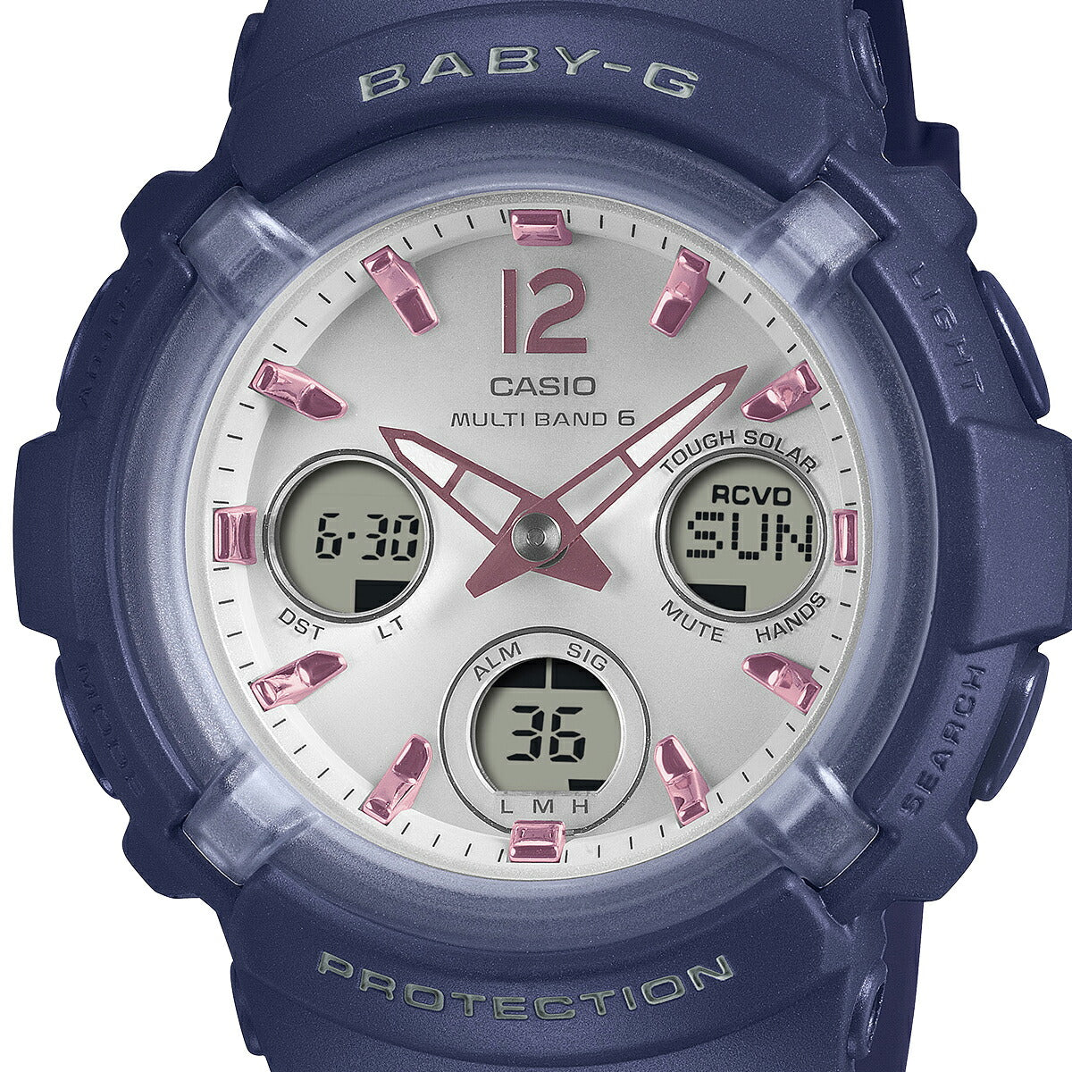 BABY-G BGA-2800シリーズ ネイビー BGA-2800-2A2JF レディース 電波