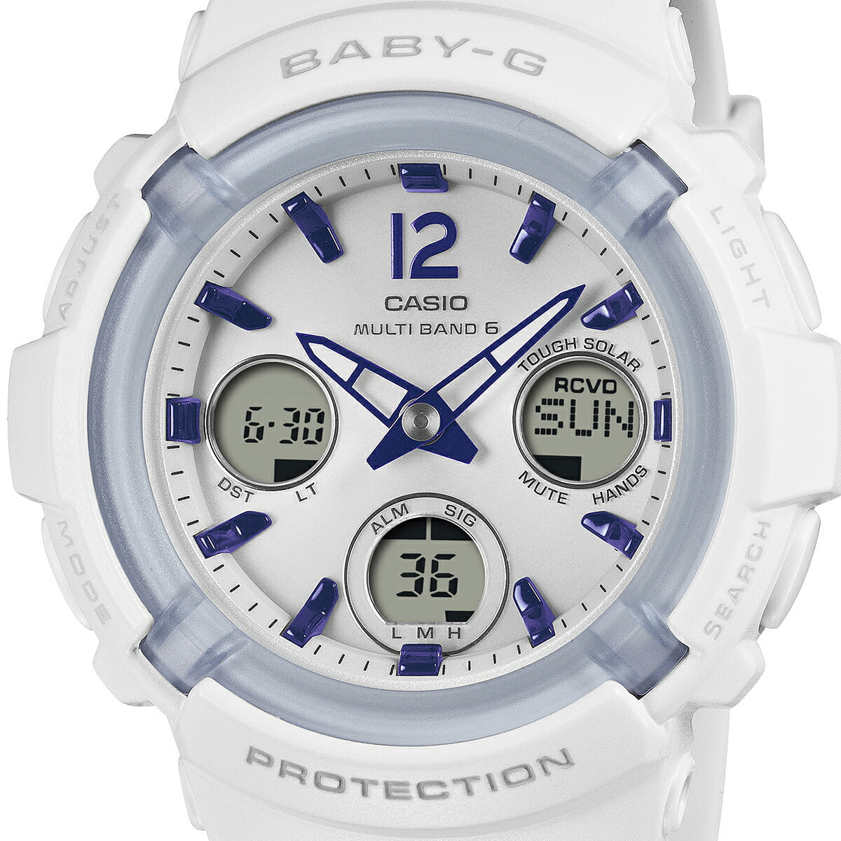 BABY-G BGA-2800 ホワイト レディース腕時計 BABY-G BGA-2800シリーズ ホワイト BGA-2800-7A3JF レディース 電波