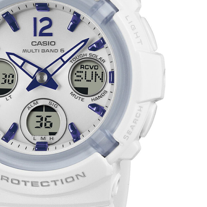 BABY-G BGA-2800シリーズ ホワイト BGA-2800-7A3JF レディース 電波 ソーラー アナデジ 樹脂バンド