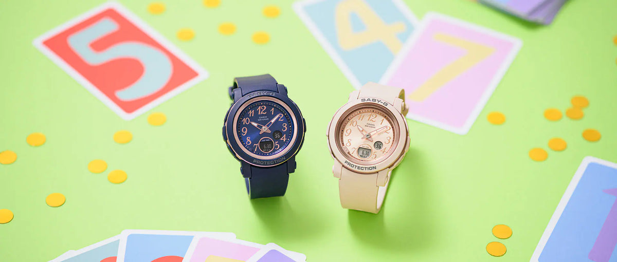 BABY-G ネイビー BGA-290SA-2AJF レディース 電池式 アナデジ