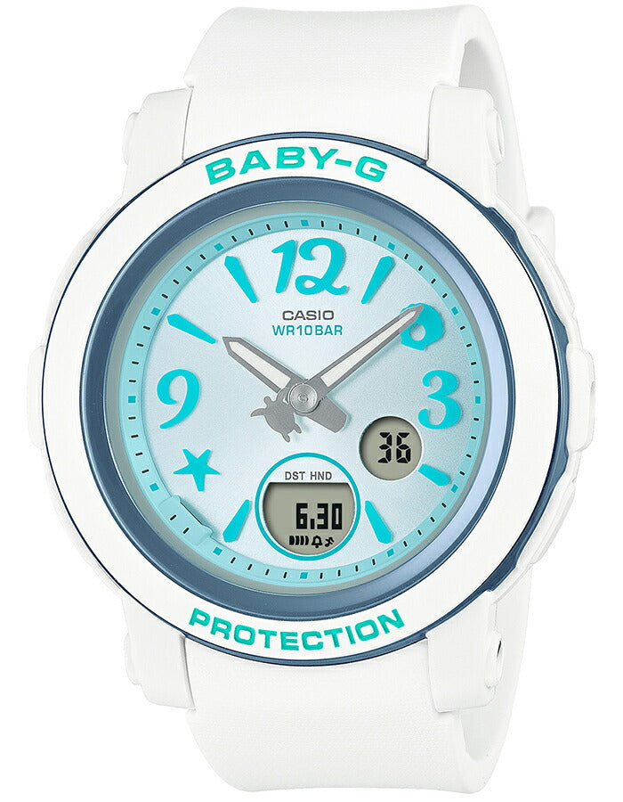BABY-G アンダー・ザ・シー BGA-290US-2AJF レディース 腕時計 電池式 アナデジ 樹脂バンド ブルー 国内正規品 カシオ