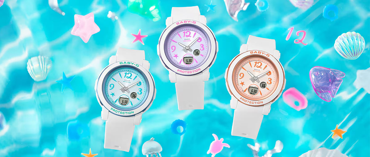 BABY-G アンダー・ザ・シー BGA-290US-4AJF レディース 電池式 アナデジ 樹脂バンド オレンジ