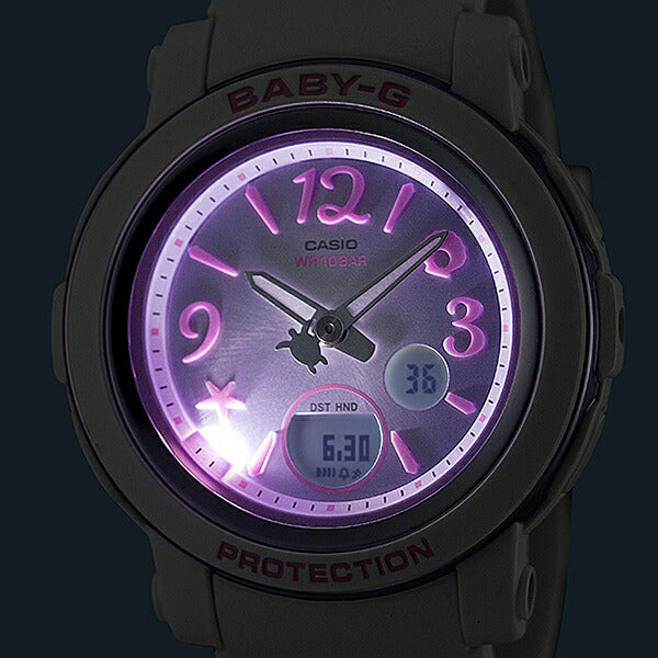 BABY-G アンダー・ザ・シー BGA-290US-6AJF レディース 腕時計 電池式 アナデジ 樹脂バンド パープル 国内正規品 カシオ