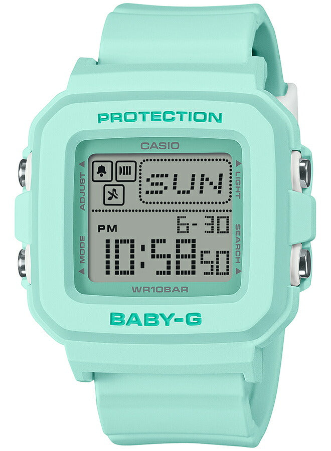 BABY-G BGD-10-3JF レディース 電池式 デジタル スクエア 樹脂バンド