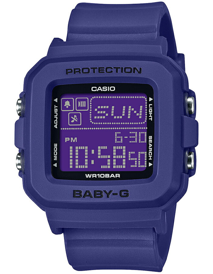 BABY-G BABY-G+PLUS ベイビージープラス BGD-10K-2JR レディース 腕時計 電池式 デジタル スクエア 樹脂バンド 専用ホルダーつき 国内正規品 カシオ