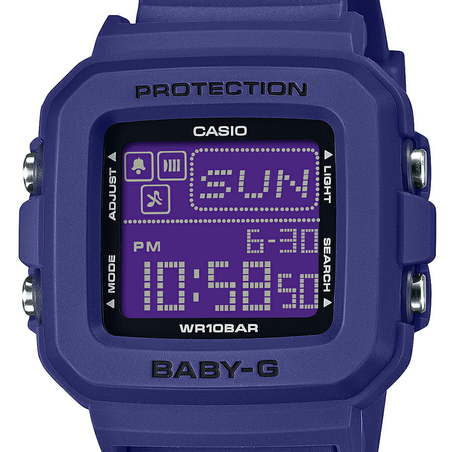 イルクジ Baby-G BGD-1000K-2JR ネイビー/ピンク BABY-G+PLUS BGD-10K-2JR レディース 電池式 デジタル スクエア