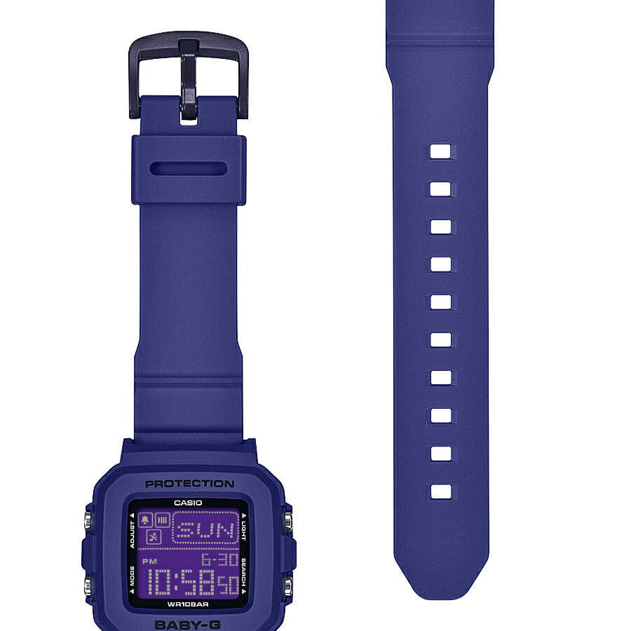 イルクジ Baby-G BGD-1000K-2JR ネイビー/ピンク BABY-G+PLUS BGD-10K-2JR レディース 電池式 デジタル スクエア