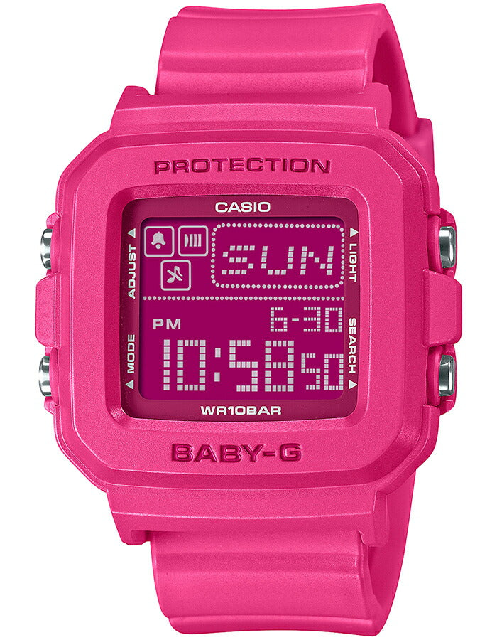 BABY-G BABY-G+PLUS ベイビージープラス BGD-10K-4JR レディース 腕時計 電池式 デジタル スクエア 樹脂バンド ピンク 専用ホルダーつき 国内正規品 カシオ