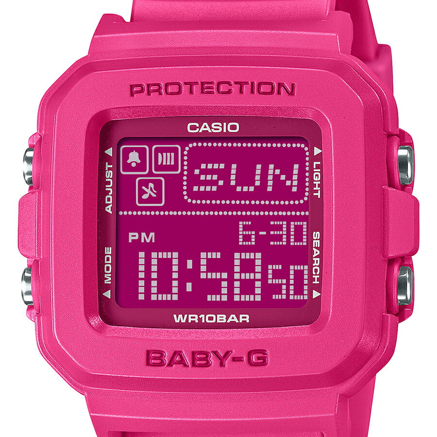 BABY-G BABY-G+PLUS ベイビージープラス BGD-10K-4JR レディース 腕時計 電池式 デジタル スクエア 樹脂バンド ピンク 専用ホルダーつき 国内正規品 カシオ
