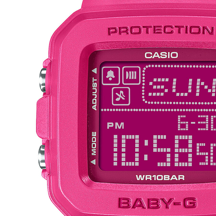 BABY-G BABY-G+PLUS ベイビージープラス BGD-10K-4JR レディース 腕時計 電池式 デジタル スクエア 樹脂バンド ピンク 専用ホルダーつき 国内正規品 カシオ