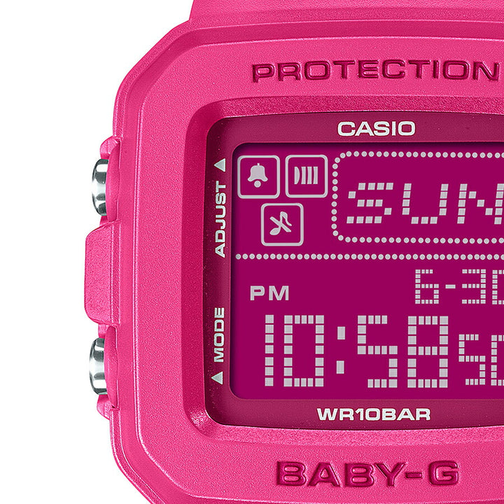 BABY-G BABY-G+PLUS ベイビージープラス BGD-10K-4JR レディース 腕時計 電池式 デジタル スクエア 樹脂バンド ピンク 専用ホルダーつき 国内正規品 カシオ