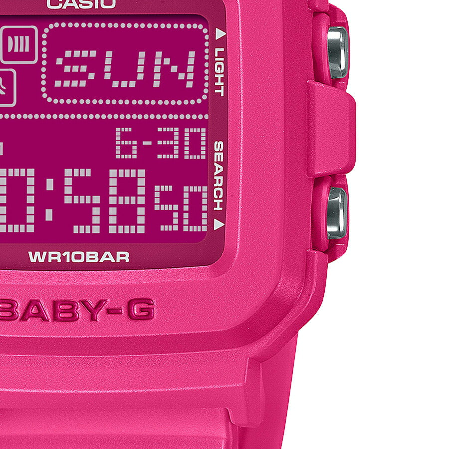 BABY-G BABY-G+PLUS ベイビージープラス BGD-10K-4JR レディース 腕時計 電池式 デジタル スクエア 樹脂バンド ピンク 専用ホルダーつき 国内正規品 カシオ