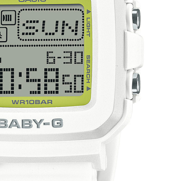 BABY-G BABY-G+PLUS ベイビージープラス BGD-10K-7JR レディース 腕時計 電池式 デジタル スクエア 樹脂バンド ホワイト 専用ホルダーつき 国内正規品 カシオ