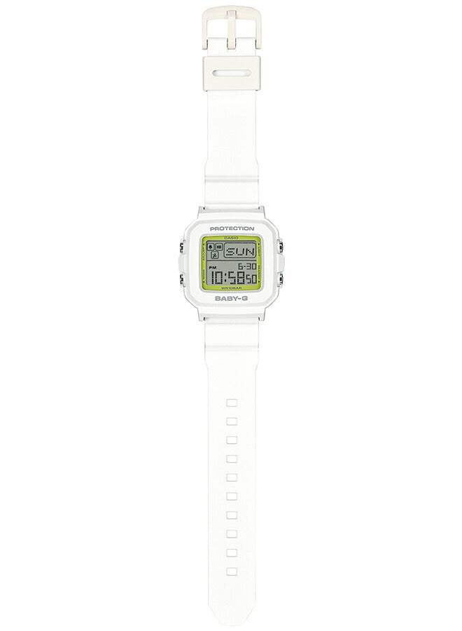 BABY-G BABY-G+PLUS ベイビージープラス BGD-10K-7JR レディース 腕時計 電池式 デジタル スクエア 樹脂バンド ホワイト 専用ホルダーつき 国内正規品 カシオ