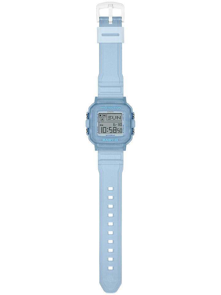 BABY-G BABY-G+PLUS ベイビージープラス レトロゼリー ブルー BGD-10KG-2JR レディース 電池式 デジタル スクエア 樹脂バンド 専用ホルダーつき