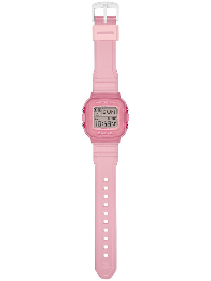 BABY-G BABY-G+PLUS ベイビージープラス レトロゼリー ピンク BGD-10KG-4JR レディース 電池式 デジタル スクエア 樹脂バンド 専用ホルダーつき