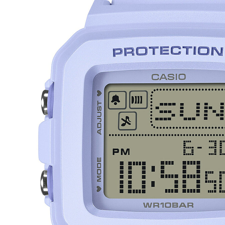 BABY-G BABY-G+PLUS ベイビージープラス ハートポップカラー BGD-10KH-2BJR レディース 電池式 デジタル スクエア 樹脂バンド ブルー 専用ホルダーつき