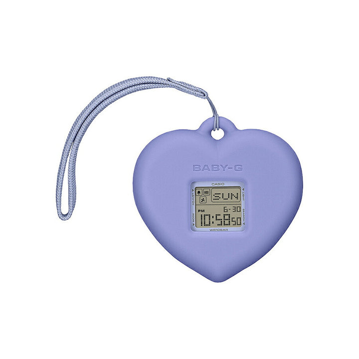 BABY-G BABY-G+PLUS ベイビージープラス ハートポップカラー BGD-10KH-2BJR レディース 電池式 デジタル スクエア 樹脂バンド ブルー 専用ホルダーつき