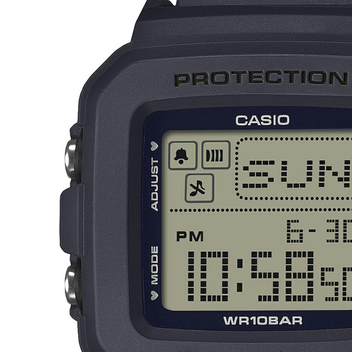 BABY-G BABY-G+PLUS ベイビージープラス ハートポップカラー BGD-10KH-2CJR レディース 電池式 デジタル スクエア 樹脂バンド ネイビー 専用ホルダーつき