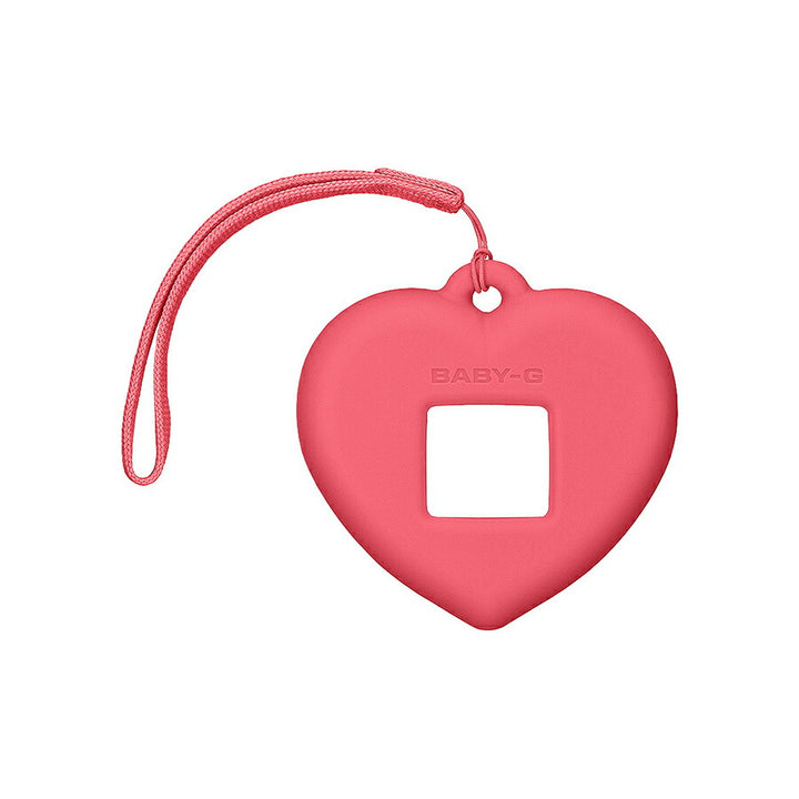 BABY-G BABY-G+PLUS ベイビージープラス ハートポップカラー BGD-10KH-4JR レディース 電池式 デジタル スクエア 樹脂バンド ピンク 専用ホルダーつき