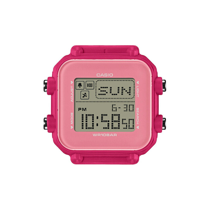 BABY-G BABY-G+PLUS ベイビージープラス ハートポップカラー BGD-10KH-4JR レディース 電池式 デジタル スクエア 樹脂バンド ピンク 専用ホルダーつき