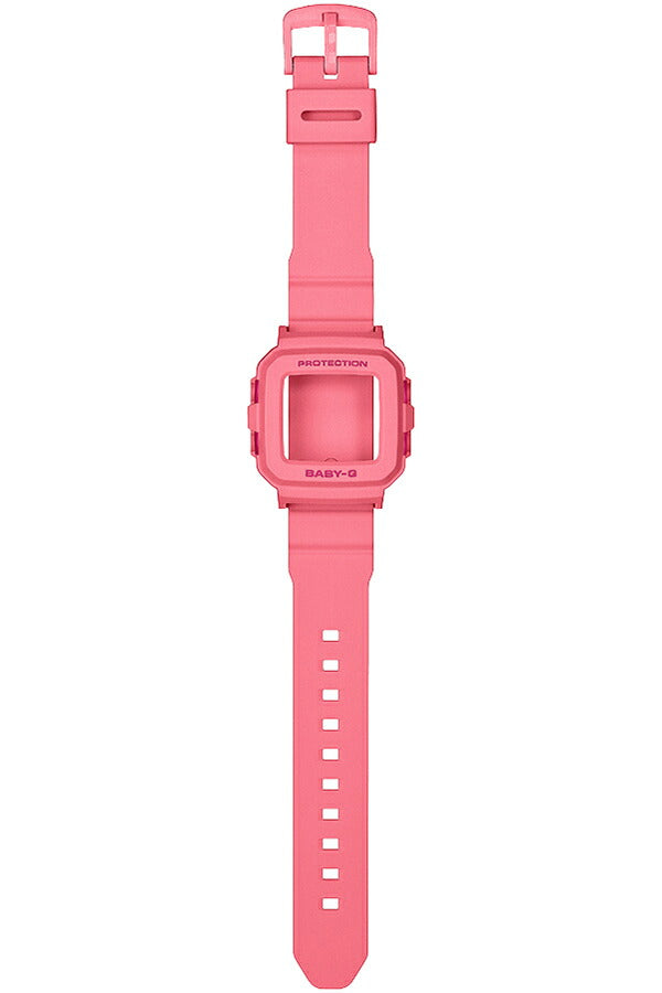 BABY-G BABY-G+PLUS ベイビージープラス ハートポップカラー BGD-10KH-4JR レディース 電池式 デジタル スクエア 樹脂バンド ピンク 専用ホルダーつき