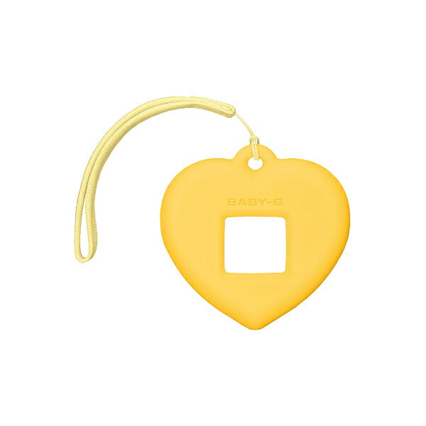 BABY-G BABY-G+PLUS ベイビージープラス ハートポップカラー BGD-10KH-9JR レディース 電池式 デジタル スクエア 樹脂バンド イエロー 専用ホルダーつき