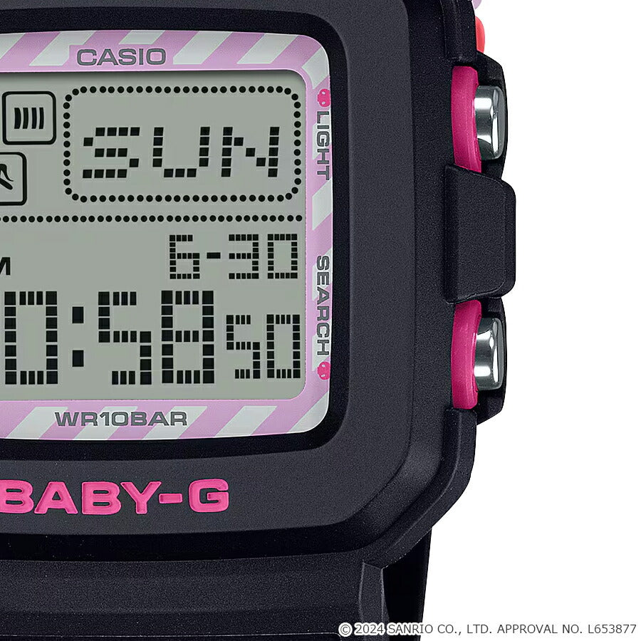 BABY-G BABY-G+PLUS ベイビージープラス クロミ コラボレーションモデル BGD-10KKM-1JR レディース 電池式 デジタル スクエア 樹脂バンド 専用ホルダーつき 国内正規品 カシオ