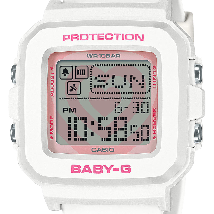 BABY-G BABY-G+PLUS パワーパフ ガールズ コラボレーションモデル BGD-10KPP-7JR レディース 腕時計 電池式 デジタル スクエア 樹脂バンド 国内正規品 カシオ