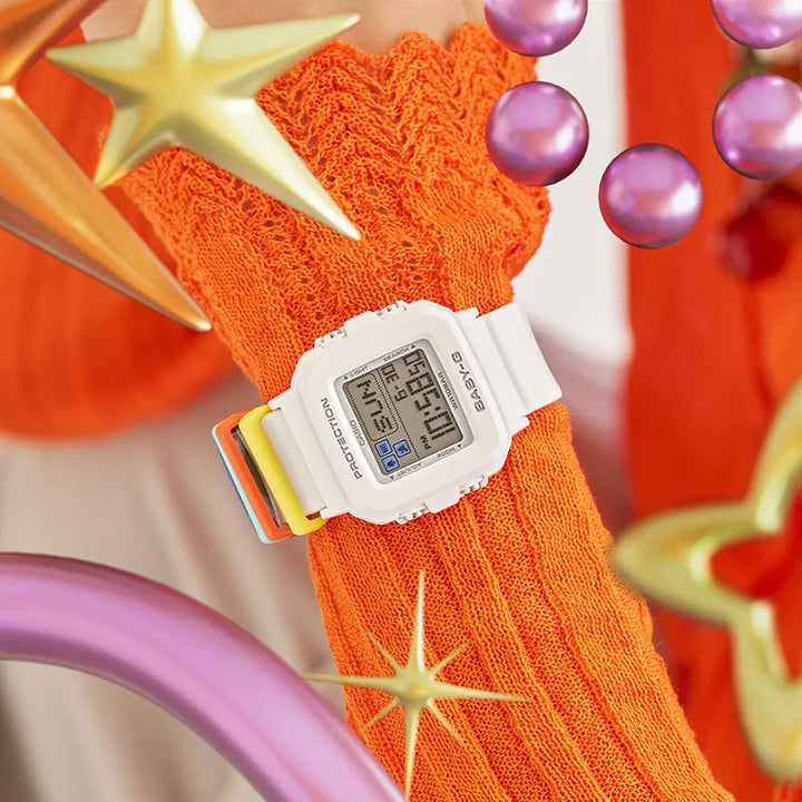 BABY-G BABY-G+PLUS ベイビージープラス BGD-10L-7JR レディース 腕時計 電池式 デジタル スクエア 樹脂バンド ホワイト 国内正規品 カシオ