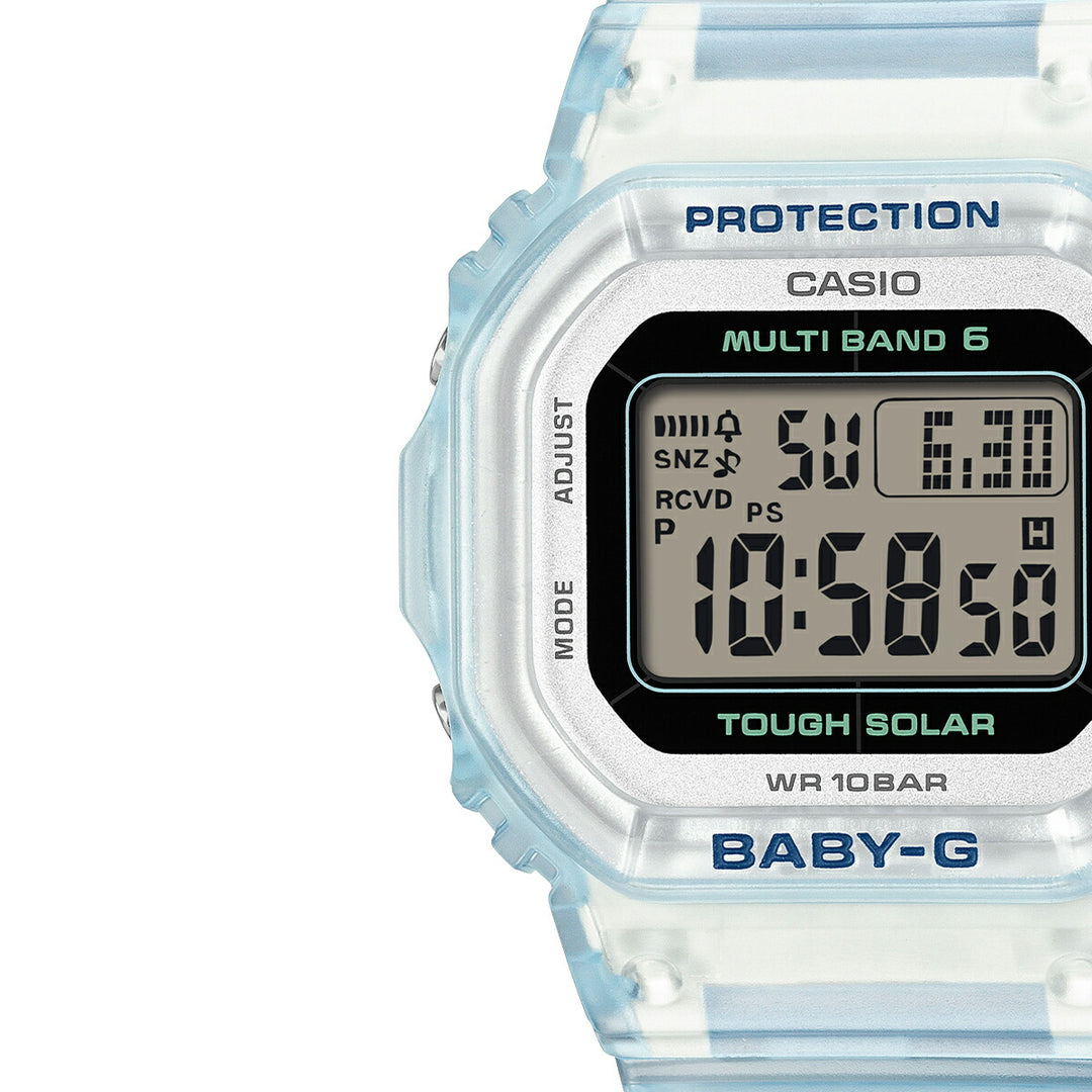 BABY-G アイサーチ・ジャパン コラボレーションモデル 2026 BGD-5650K-2JR レディース 電波ソーラー デジタル スクエア イルクジ