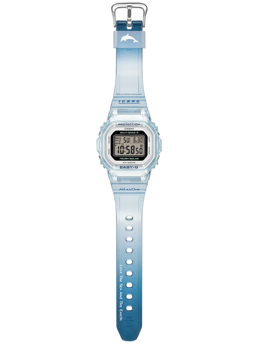 BABY-G アイサーチ・ジャパン コラボレーションモデル 2026 BGD-5650K-2JR レディース 電波ソーラー デジタル スクエア イルクジ