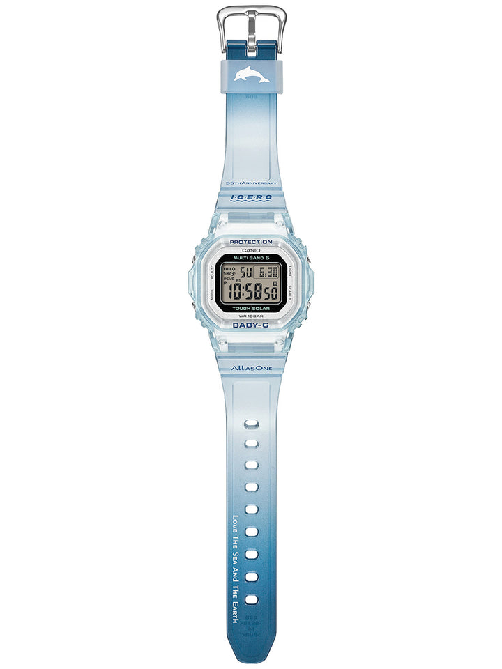 BABY-G アイサーチ・ジャパン コラボレーションモデル 2026 BGD-5650K-2JR レディース 電波ソーラー デジタル スクエア イルクジ