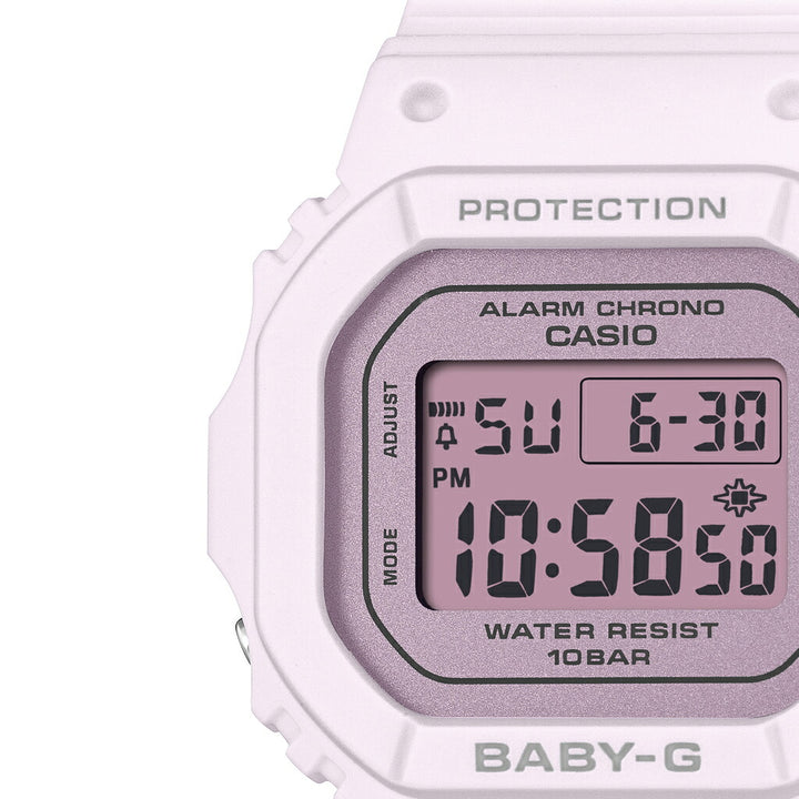 BABY-G シャイニーダイヤル BGD-565SC-4BJF レディース 電池式 デジタル スクエア 樹脂バンド ピンク