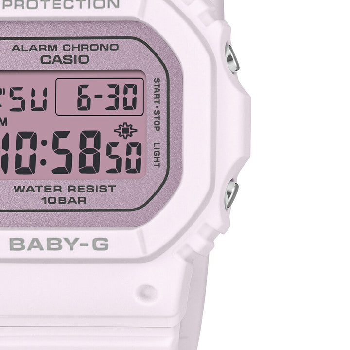 BABY-G シャイニーダイヤル BGD-565SC-4BJF レディース 電池式 デジタル スクエア 樹脂バンド ピンク
