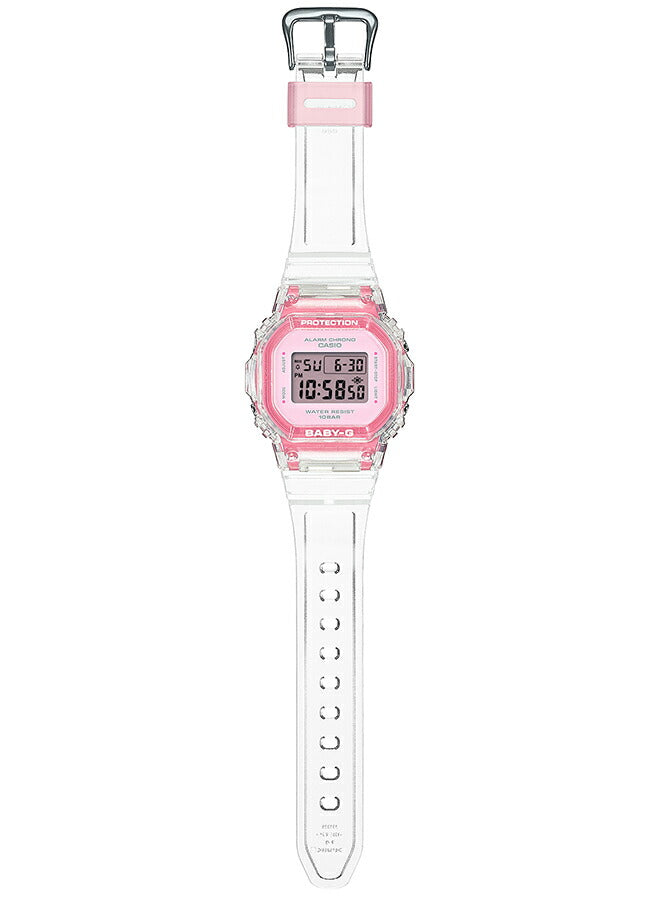 BABY-G サマーゼリー BGD-565SJ-7JF レディース 腕時計 電池式 デジタル スクエア 樹脂バンド ピンク 国内正規品 カシオ