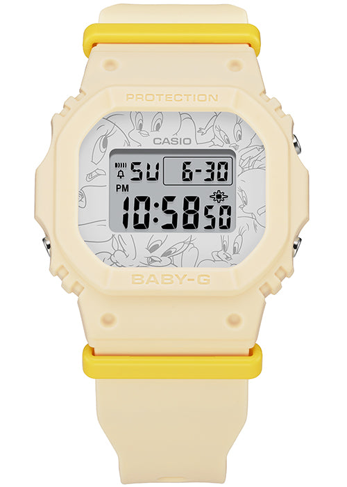 BABY-G TWEETY トゥイーティー コラボレーションモデル BGD-565TW-5JR レディース 腕時計 電池式 デジタル スクエア 国内正規品 カシオ