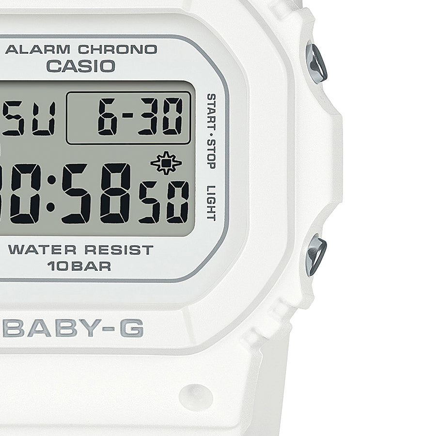 BABY-G BGD-565シリーズ 小型 スリム スクエア BGD-565U-7JF レディース 腕時計 電池式 デジタル ホワイト 国内正規品 カシオ