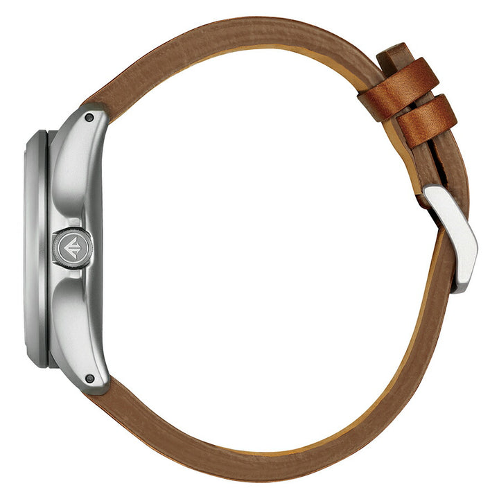 シチズン プロマスター mont-bell モンベル コラボレーション限定モデル BN0247-01L メンズ ソーラー ブルーダイヤル ブラウン 革ベルト