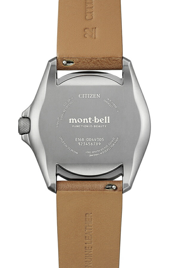 シチズン プロマスター mont-bell モンベル コラボレーション限定モデル BN0247-10A メンズ ソーラー アイボリーダイヤル ブラウン 革ベルト