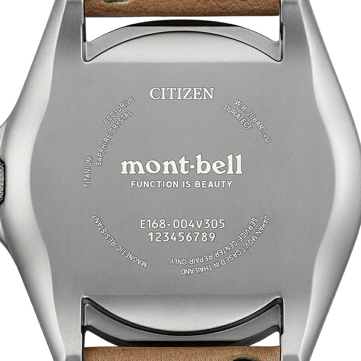 シチズン プロマスター mont-bell モンベル コラボレーション限定モデル BN0247-10A メンズ ソーラー アイボリーダイヤル ブラウン 革ベルト