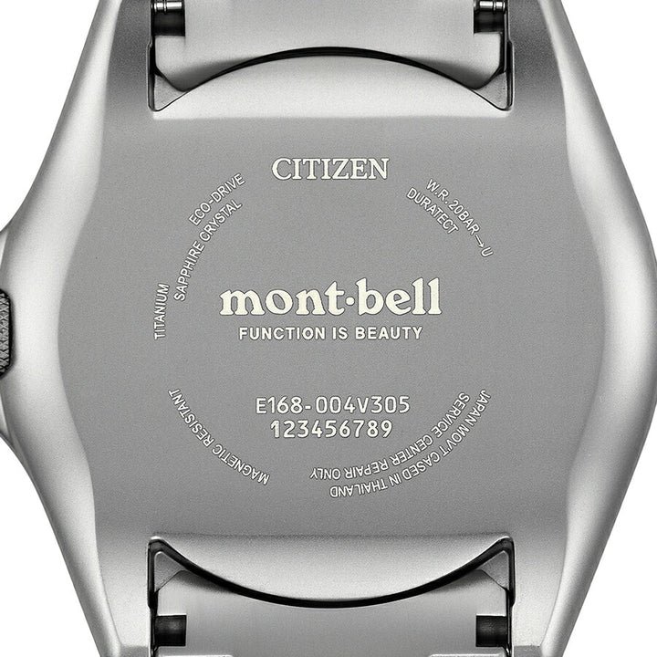 シチズン プロマスター mont-bell モンベル コラボレーション限定モデル BN0247-52E メンズ ソーラー ブラックダイヤル シルバー