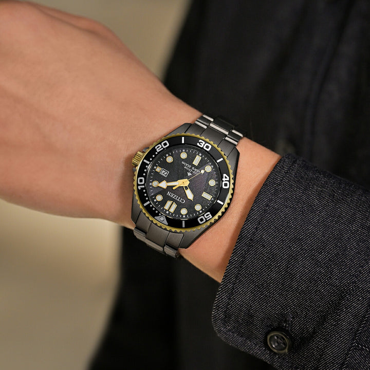 シチズン プロマスター マリンシリーズ エコ・ドライブ 50周年記念 限定モデル LIGHT in BLACK BN0264-53E メンズ ソーラー