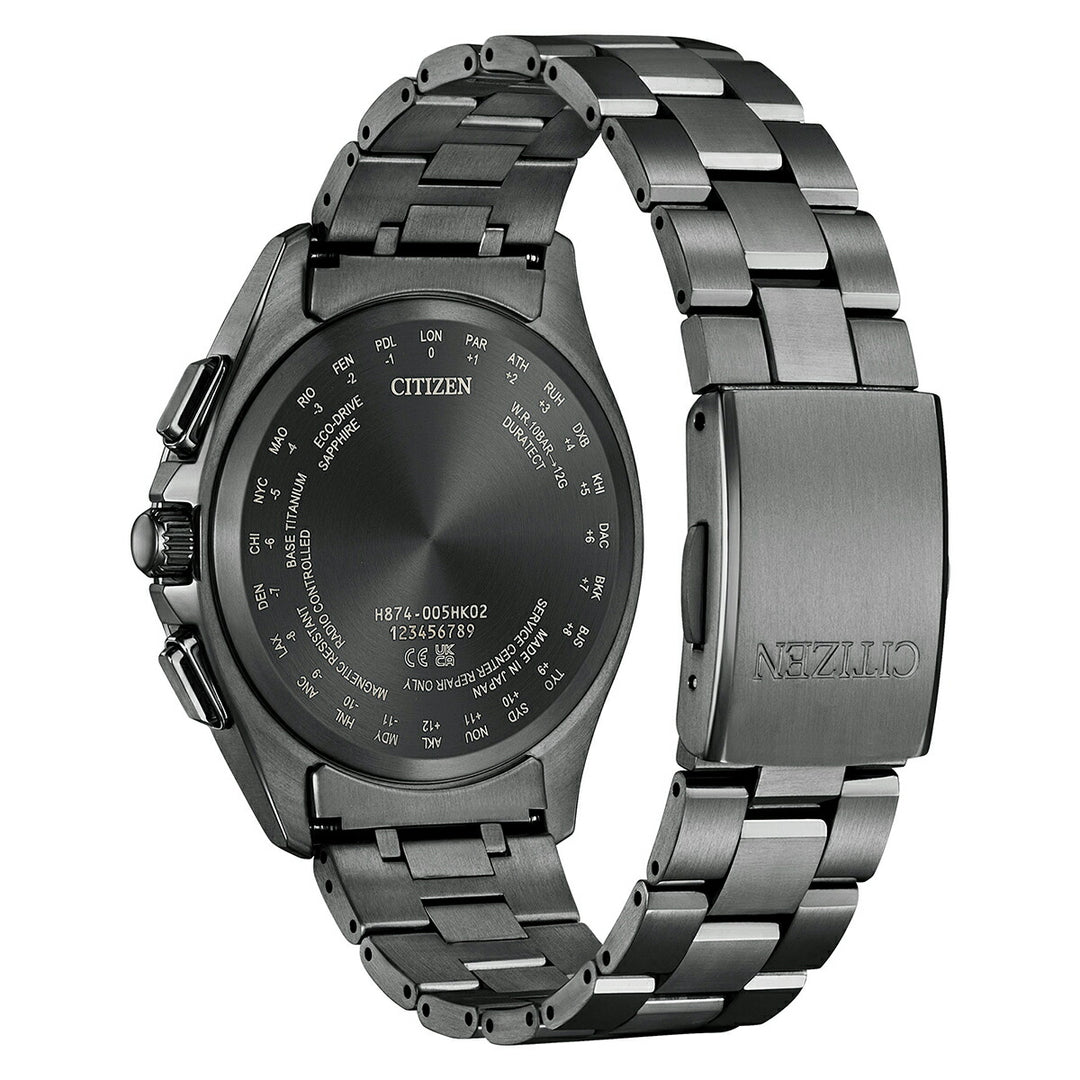 シチズン アテッサ ムーンフェイズ ルナプログラム Shades of Red 限定モデル ブラッドムーン 皆既月食 BY1005-73Z メンズ ソーラー 電波