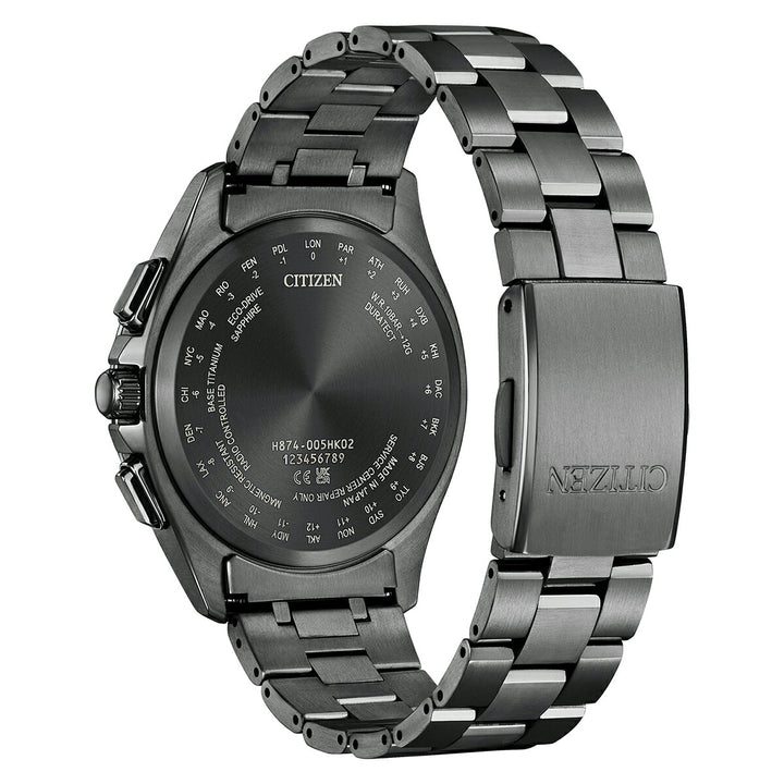 シチズン アテッサ ムーンフェイズ ルナプログラム Shades of Red 限定モデル ブラッドムーン 皆既月食 BY1005-73Z メンズ ソーラー 電波