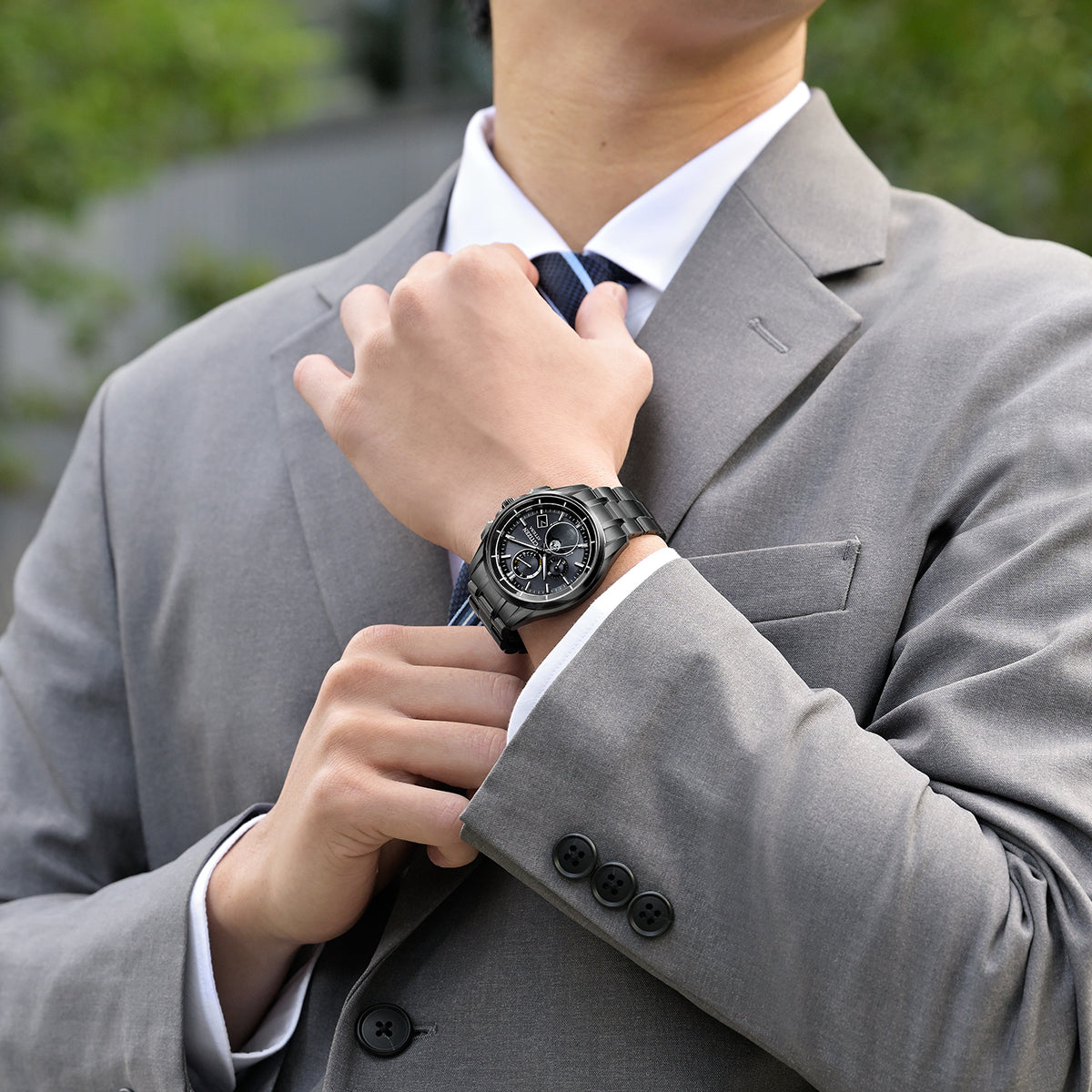 服/ファッション CITIZEN ATTESA BY1006-62E CITIZEN ATTESA BY1006-62E Moon Phase Titanium Eco-Drive Radio