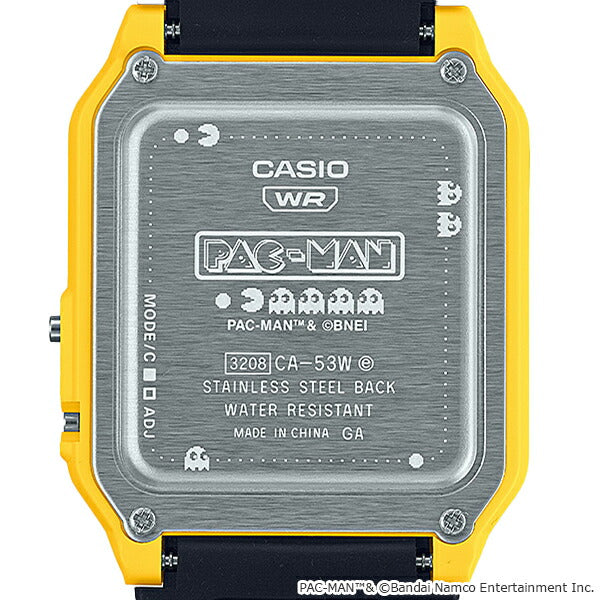 カシオ クラシック パックマン コラボレーションモデル CA-53WPC-1BJR メンズ レディース 電池式 デジタル 樹脂バンド イエロー ブラック 国内正規品