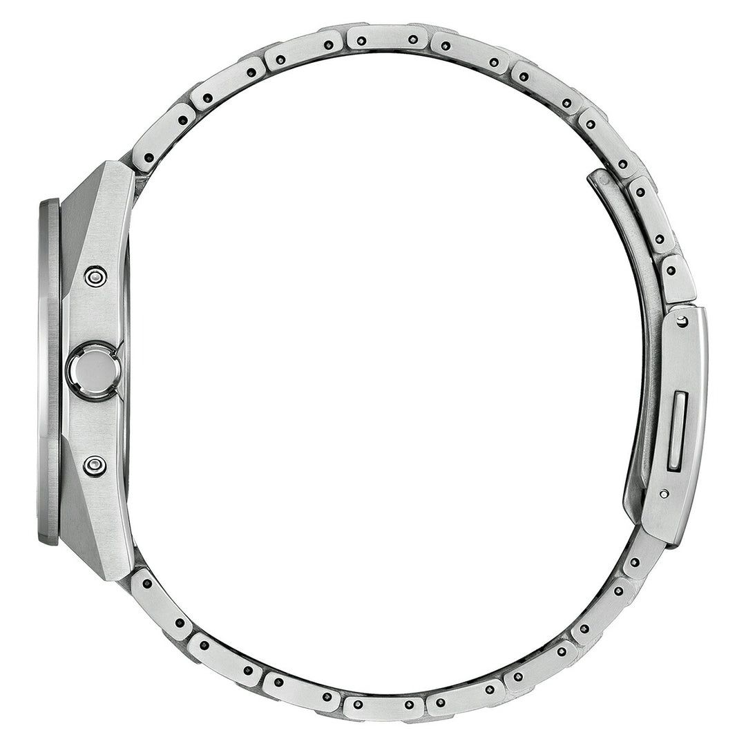 シチズン アテッサ ACT Line アクトライン 3針 コンパクト CB3040-56H メンズ ソーラー 電波 スーパーチタニウム シルバーワントーン