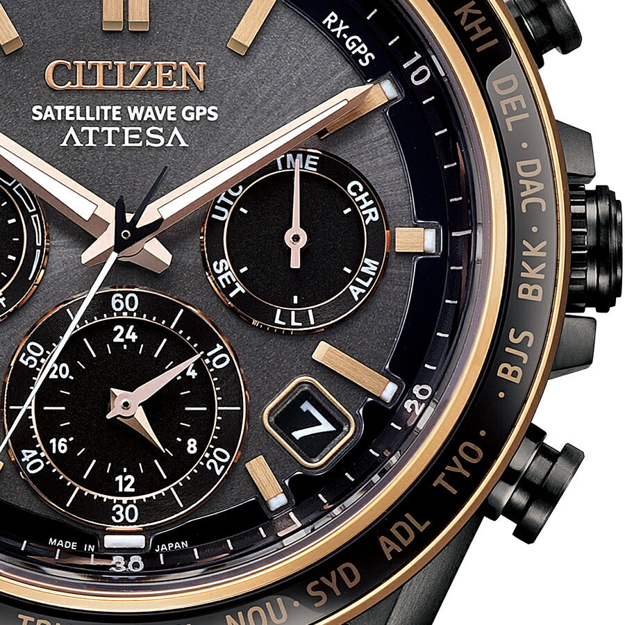 ☆二次電池交換済み　人気モデル　シチズン　アテッサ　電波ソーラー　軽量チタン CITIZEN - 二次電池交換済み 人気モデル トノー型 シチズン